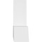 Ekena Millwork Portland Architectural Grade PVC Gable Bracket, 48"W x 12"H x 4"D x 4"F, 6/12 Pitch GBP048X12X0404POR00 - alternate 4